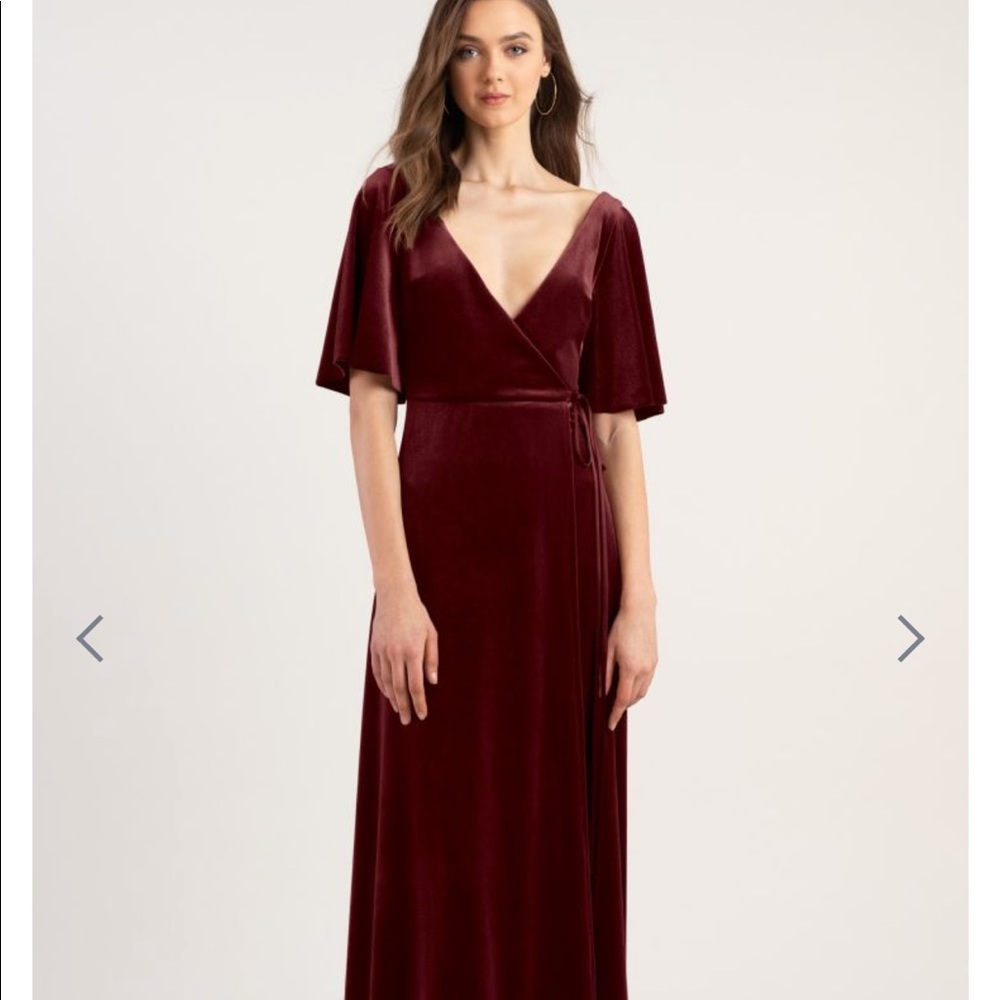 Jenny Yoo Marin Dress dark berry, sizes 12+16